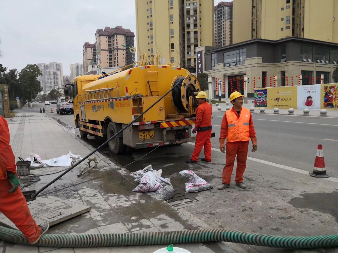 新乐排污管道清淤-管道清洗